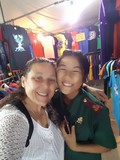 thaïlande marché selfie